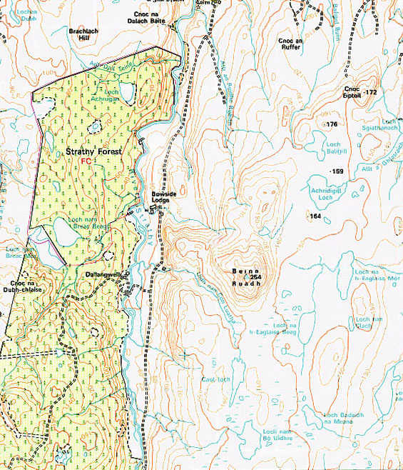 Location Map "Strathy South"